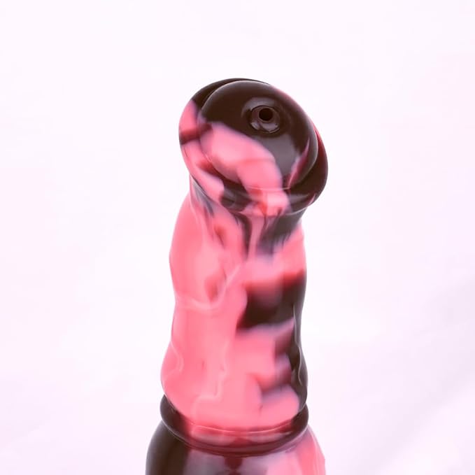 Realistic Spray Dildo Ejaculation Lifelike Knot Large Horse Anal Dildo with Suction Cup Adult Sex Toy for Couple - Pink Black, Spray Water